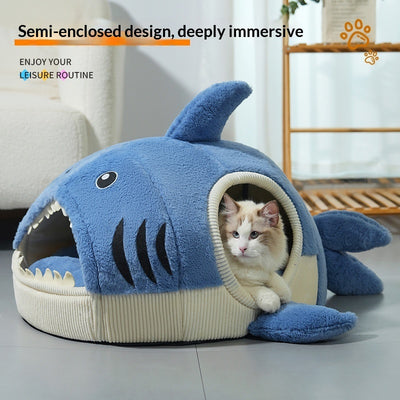 Cute Shark Pet Bed