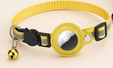 Waterproof AirTag collar holder - Yellow