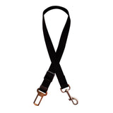 Adjustable Dog Car Seat Belt - Black
