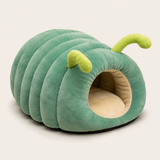 Caterpillar Pet Bed studio shot green